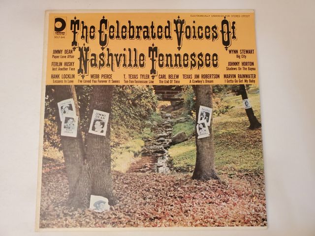 Various Artists The Celebrated Voices of Nashville Tennessee vinyl record