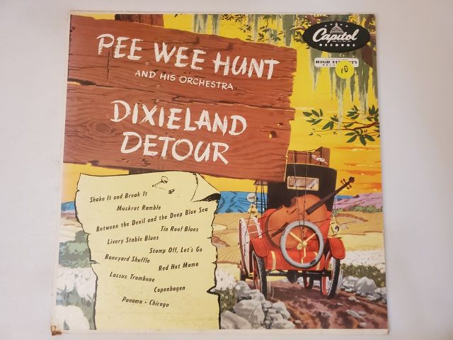 Pee Wee Hunt Dixieland Detour vinyl record