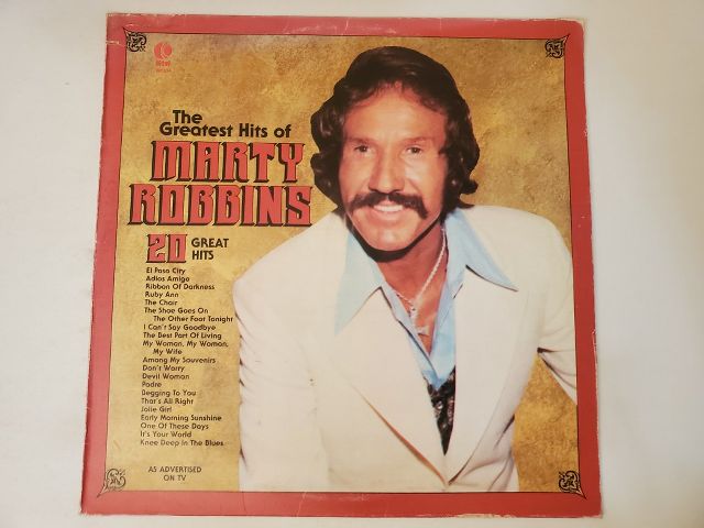 Marty Robbins The Greatest Hits of Marty Robbins vinyl record