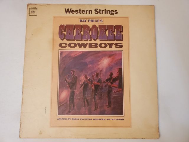 Ray Price's Cherokee Cowboys Western Strings vinyl record