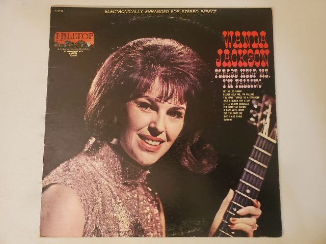 Wanda Jackson Please Help Me, I'm Falling vinyl record