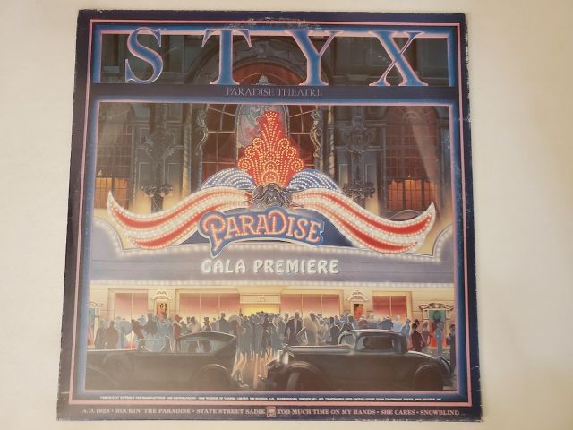 Styx Paradise Theatre vinyl record