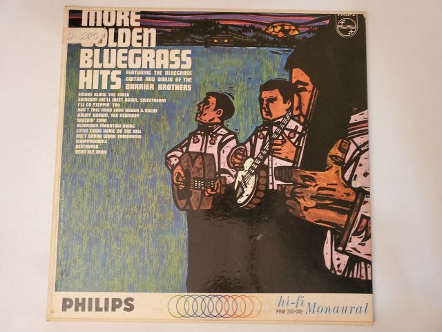 Barrier Brothers More Golden Bluegrass Hits vinyl record
