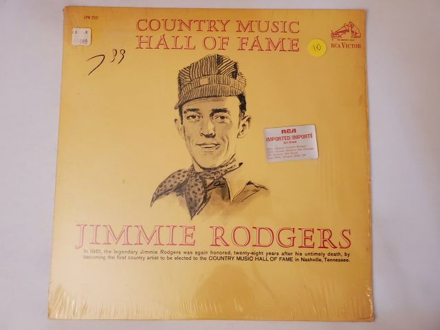 Jimmie Rodgers Country Music Hall of Fame vinyl record