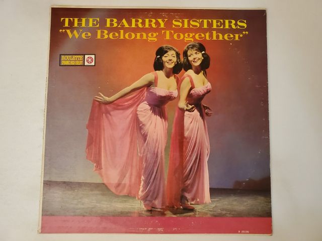 The Barry Sisters We Belong Together vinyl record