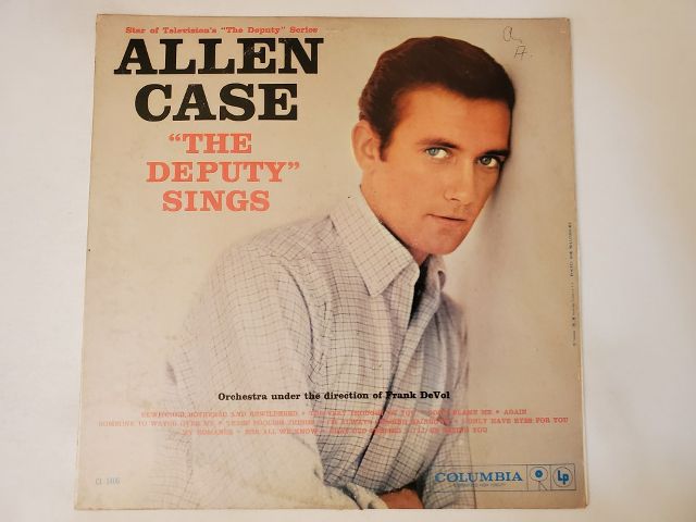 Allen Case The Deputy Sings vinyl record