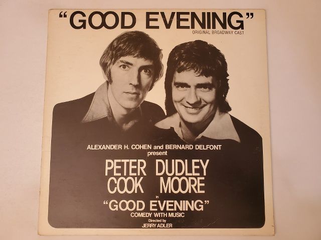 Peter Cook and Dudley Moore Good Evening vinyl record