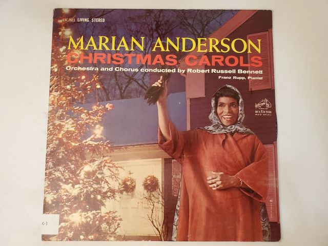 Marian Anderson Christmas Carols vinyl record