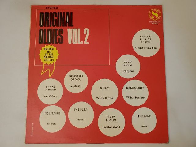 Various Artists Original Oldies Vol. 2 vinyl record