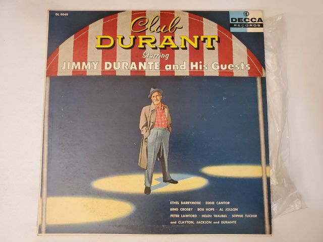 Jimmy Durante Club Durant vinyl record