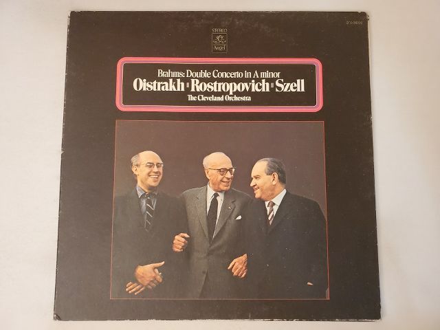 David Oistrakh, Mstislav Rostropovich, George Szell Brahms: Double Concerto in A Minor vinyl record