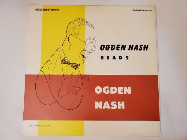 Ogden Nash Ogden Nash Reads Ogden Nash vinyl record
