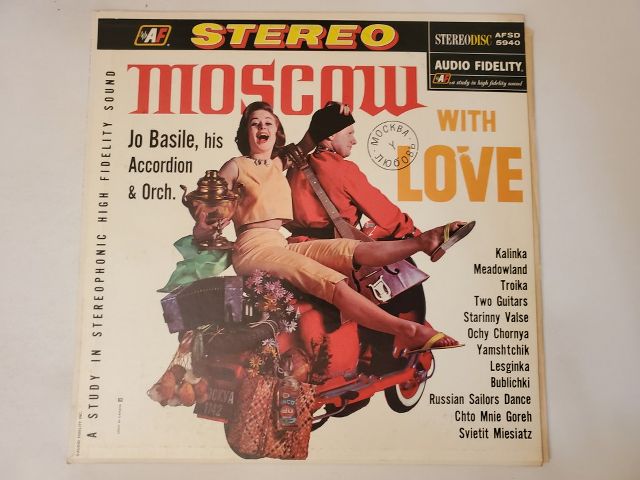 Jo Basile, his Accordion & Orch. Moscow with Love vinyl record