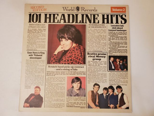 Various Artists 101 Headline Hits vinyl record