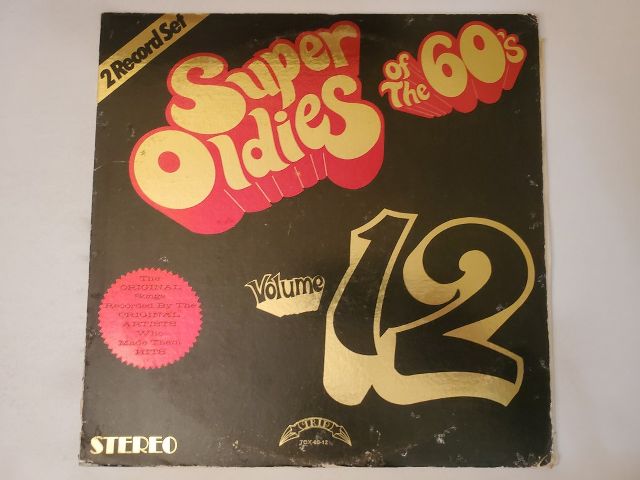 Various Artists Super Oldies of the 60's Volume 12 vinyl record