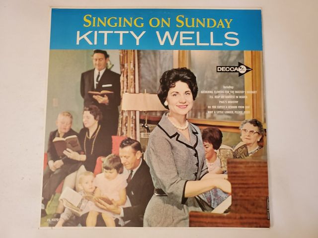 Kitty Wells Singing on Sunday vinyl record