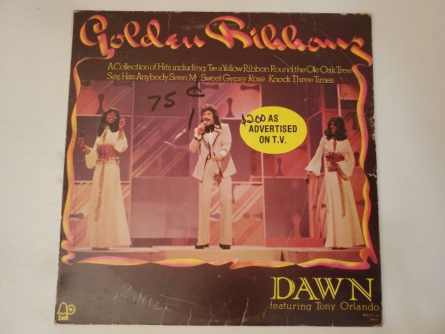 Dawn featuring Tony Orlando Golden Ribbons vinyl record