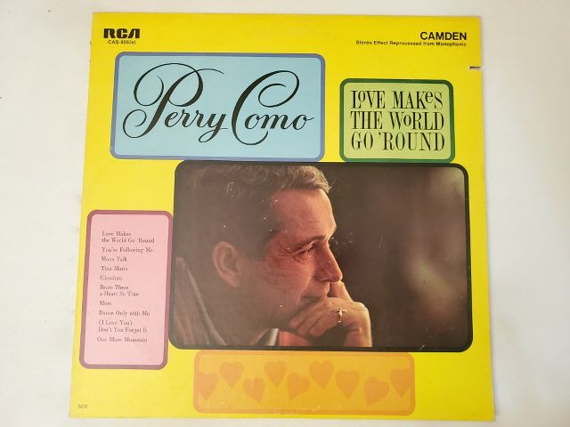 Perry Como Love Makes the World Go 'Round vinyl record