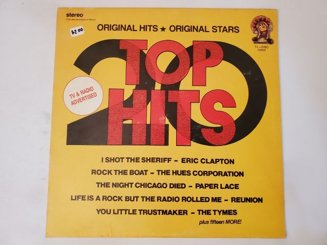 Various Artists 20 Top Hits vinyl record