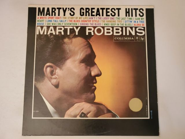 Marty Robbins Marty's Greatest Hits vinyl record