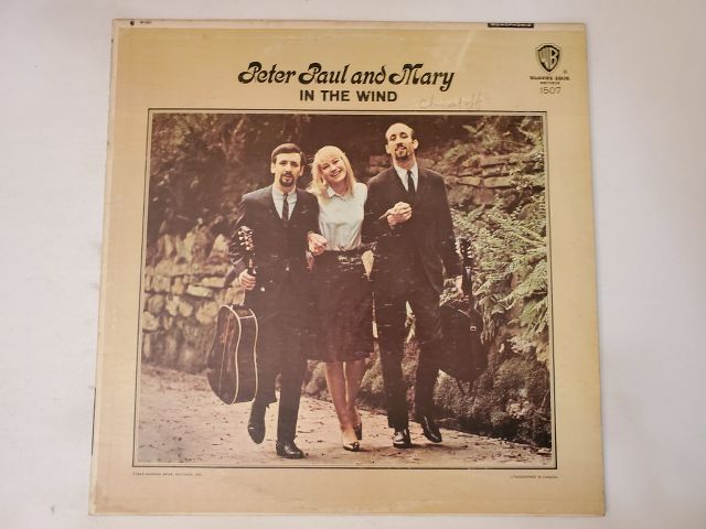 Peter, Paul and Mary In the Wind vinyl record
