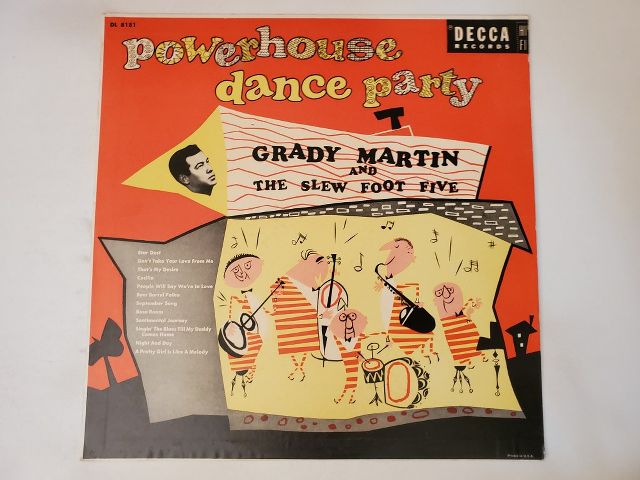 Grady Martin and the Slew Foot Five Powerhouse Dance Party vinyl record