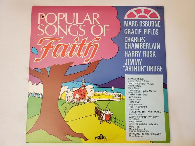 Various Artists Popular Songs of Faith vinyl record