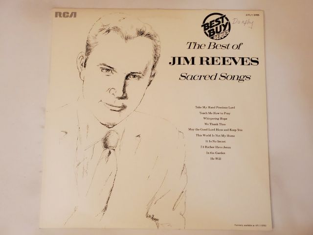 Jim Reeves The Best of Jim Reeves: Sacred Songs vinyl record