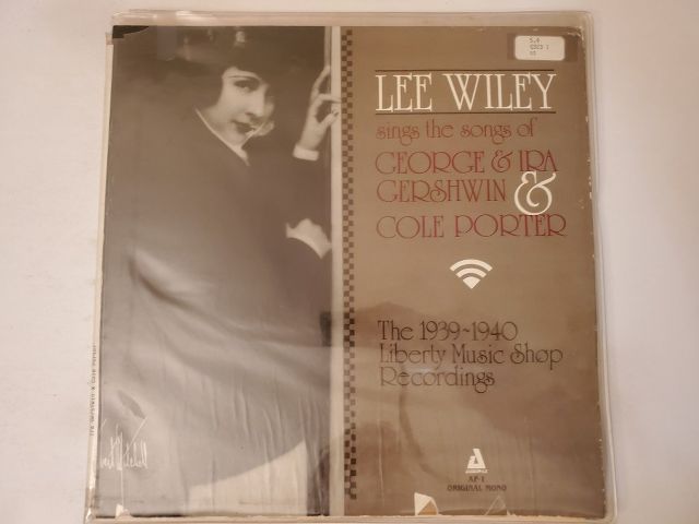 Lee Wiley Sings the Songs of George & Ira Gershwin & Cole Porter vinyl record