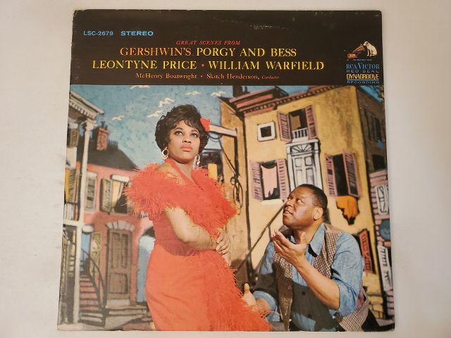 Leontyne Price, William Warfield Great Scenes from Gershwin's Porgy and Bess vinyl record