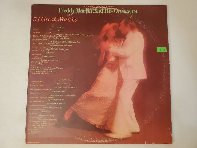 Freddy Martin And His Orchestra 54 Great Waltzes vinyl record