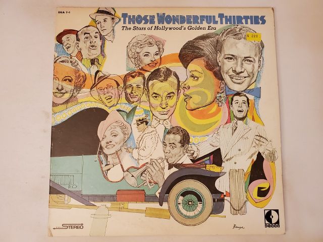 Various Artists Those Wonderful Thirties: The Stars of Hollywood's Golden Era vinyl record