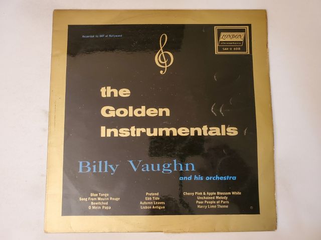 Billy Vaughn and His Orchestra The Golden Instrumentals vinyl record