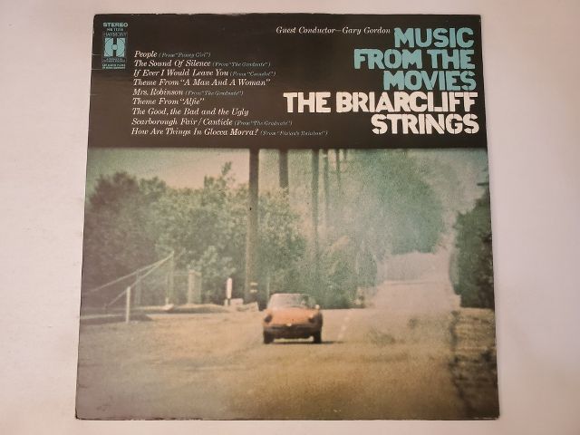 The Briarcliff Strings Music from the Movies vinyl record