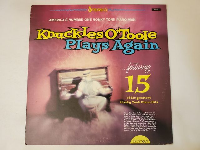 Knuckles O'Toole Plays Again vinyl record