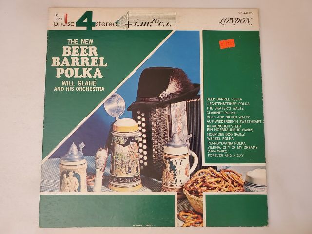 Will Glahe and His Orchestra The New Beer Barrel Polka vinyl record