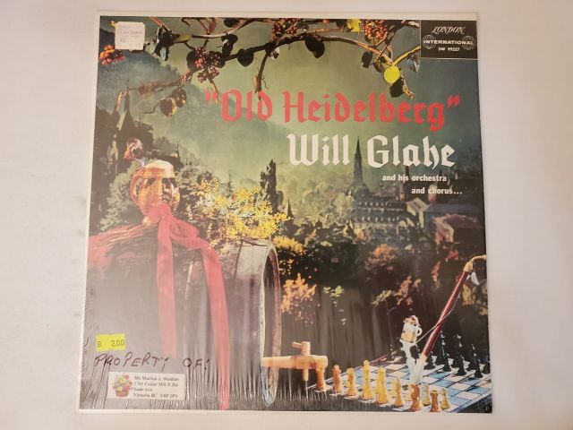 Will Glahe Old Heidelberg vinyl record