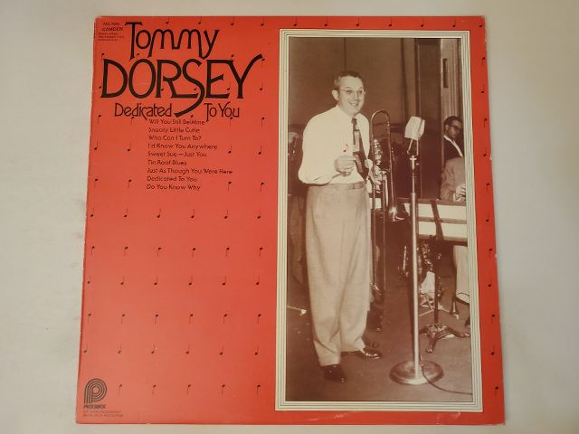 Tommy Dorsey Dedicated to You vinyl record