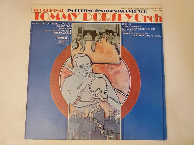 Tommy Dorsey Orchestra I'm Getting Sentimental Over You vinyl record