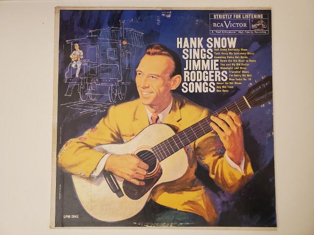 Hank Snow Hank Snow Sings Jimmie Rodgers Songs vinyl record