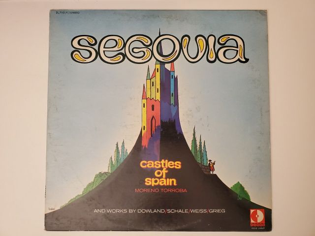 Andres Segovia Castles of Spain vinyl record