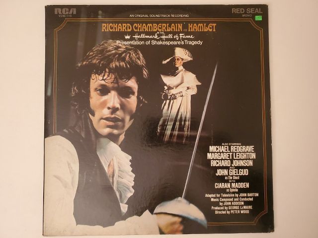 Richard Chamberlain Hamlet vinyl record