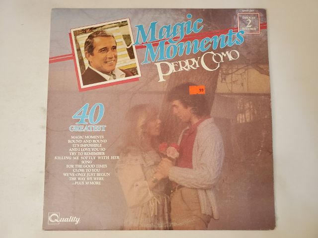Perry Como Magic Moments vinyl record
