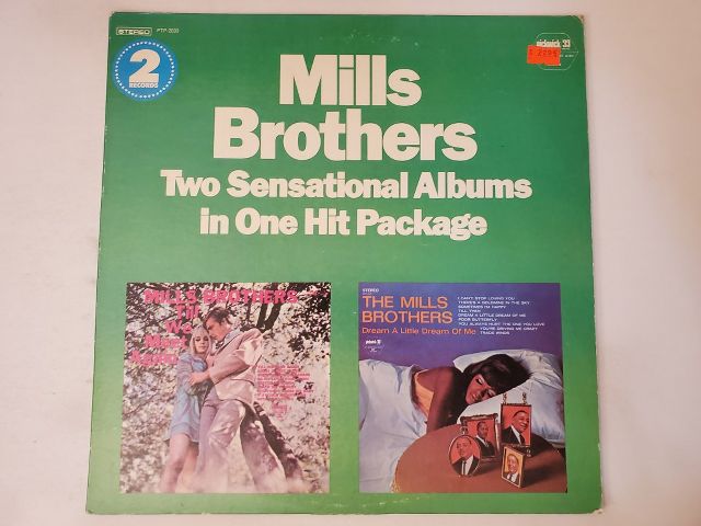 Mills Brothers Two Sensational Albums in One Hit Package vinyl record