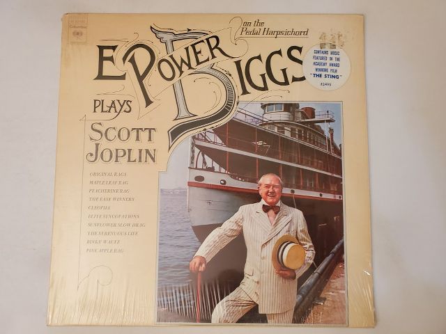 E. Power Biggs E. Power Biggs Plays Scott Joplin vinyl record