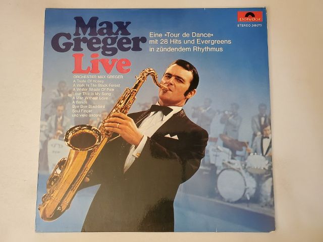 Max Greger Live vinyl record