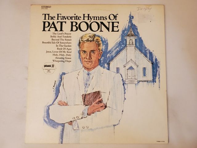 Pat Boone The Favorite Hymns of Pat Boone vinyl record