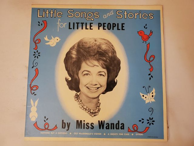 Miss Wanda Little Songs and Stories for Little People vinyl record