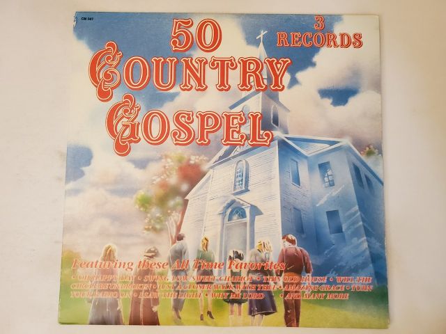 Various Artists 50 Country Gospel vinyl record