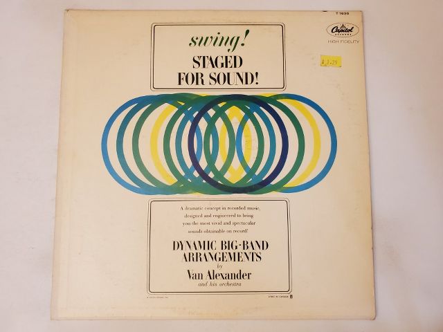 Van Alexander and his Orchestra Swing! Staged for Sound! Dynamic Big-Band Arrangements vinyl record